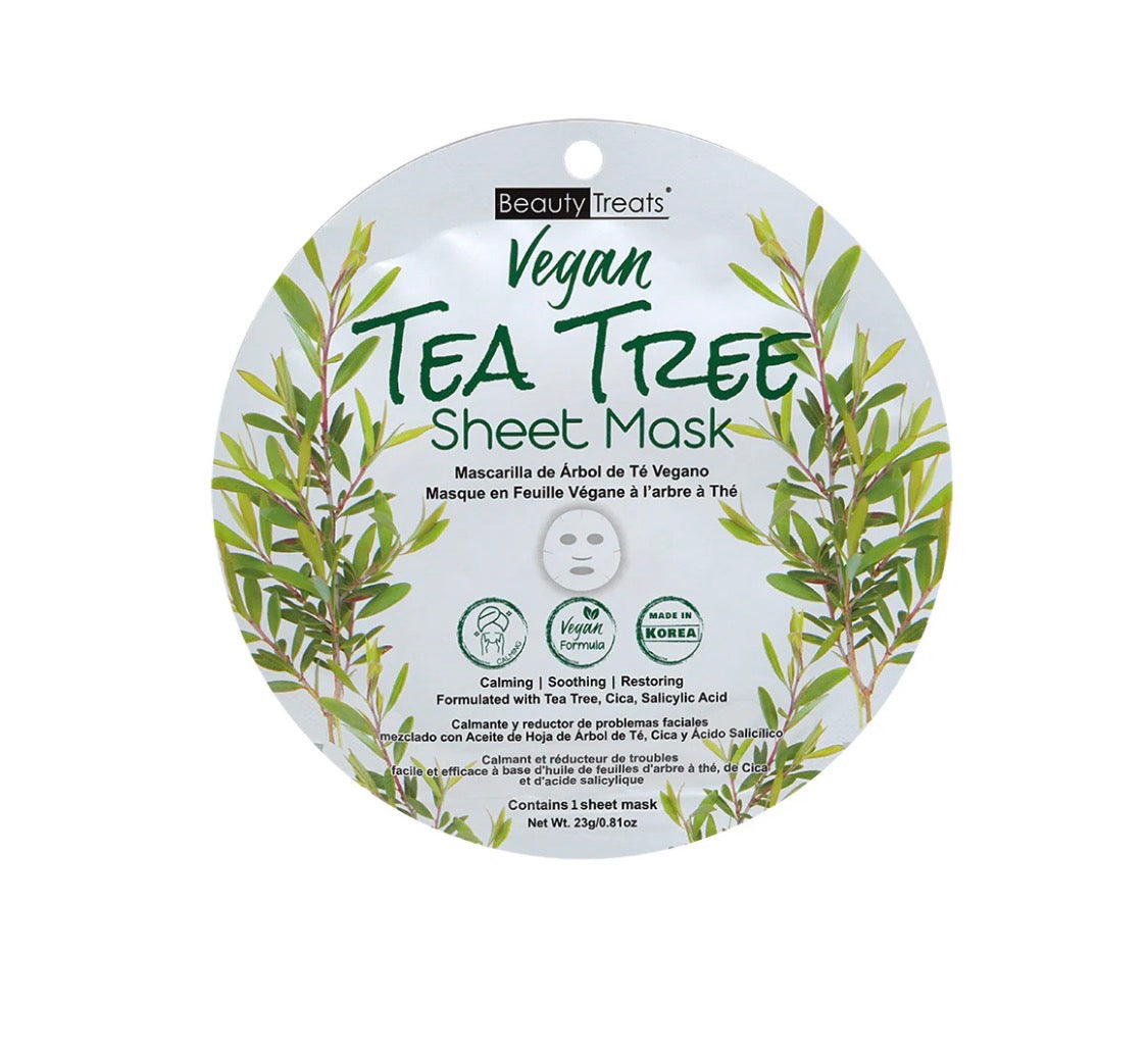 VEGAN TEA TREE FACE MASK