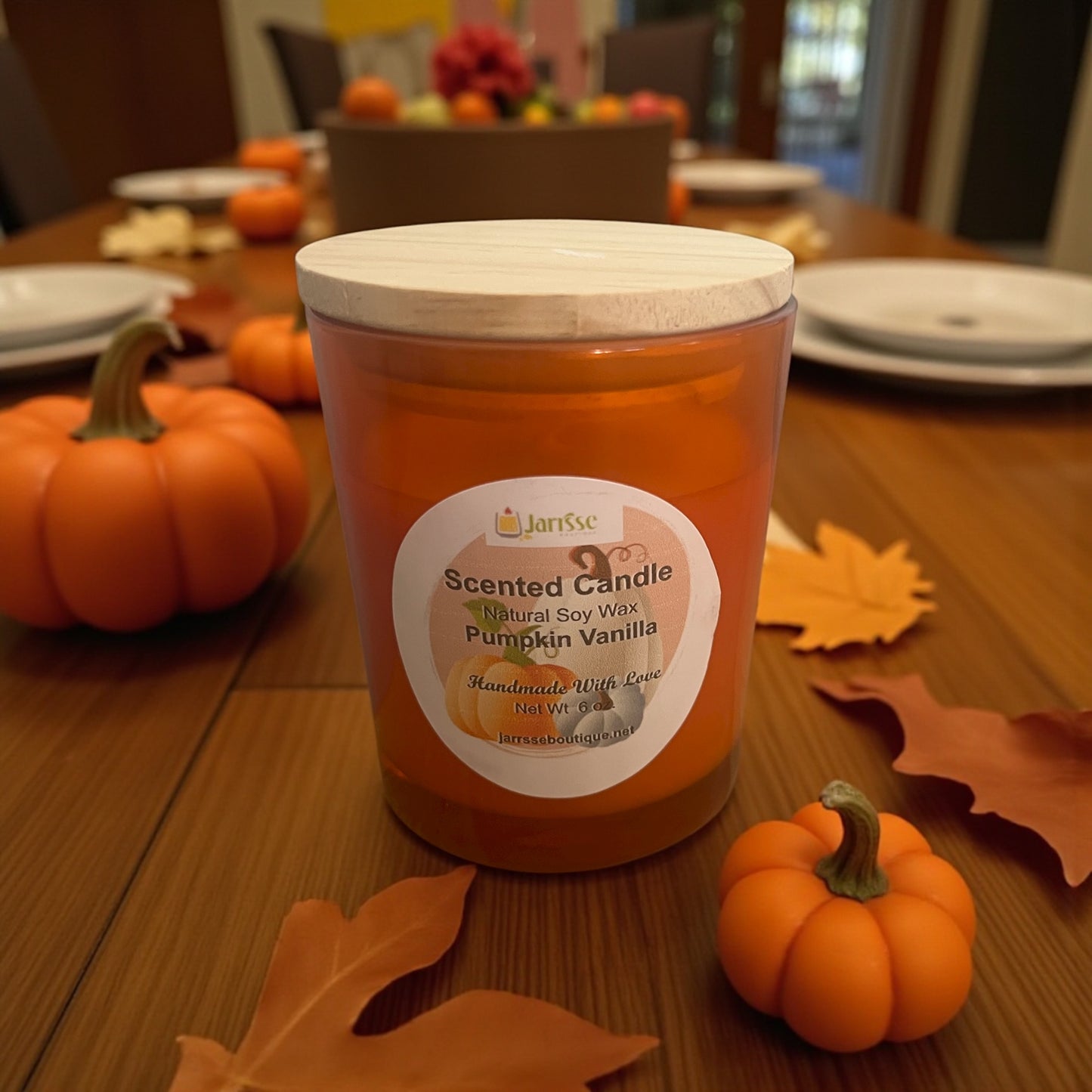 Handmade Scented Candle- Pumpkin Vanilla