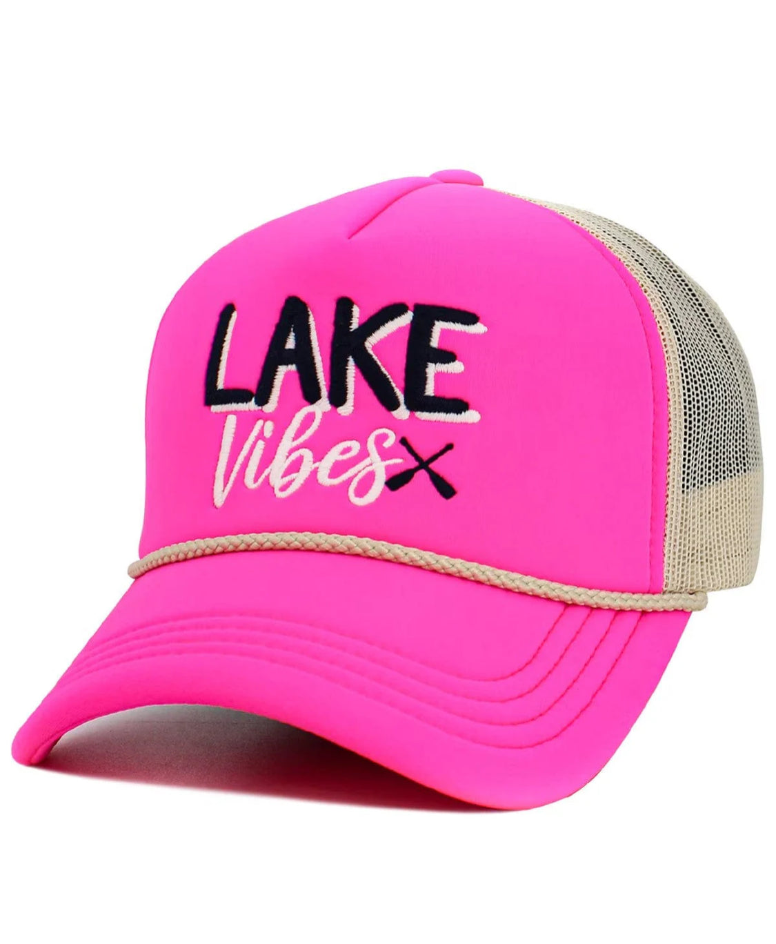 Lake Vibes Foam Trucker Mesh Cap