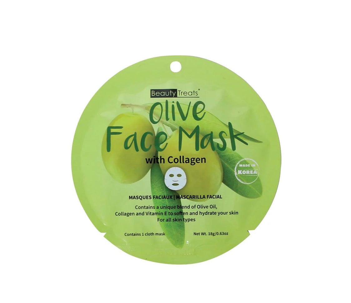 OLIVE FACE MASK WITH COLLAGEN