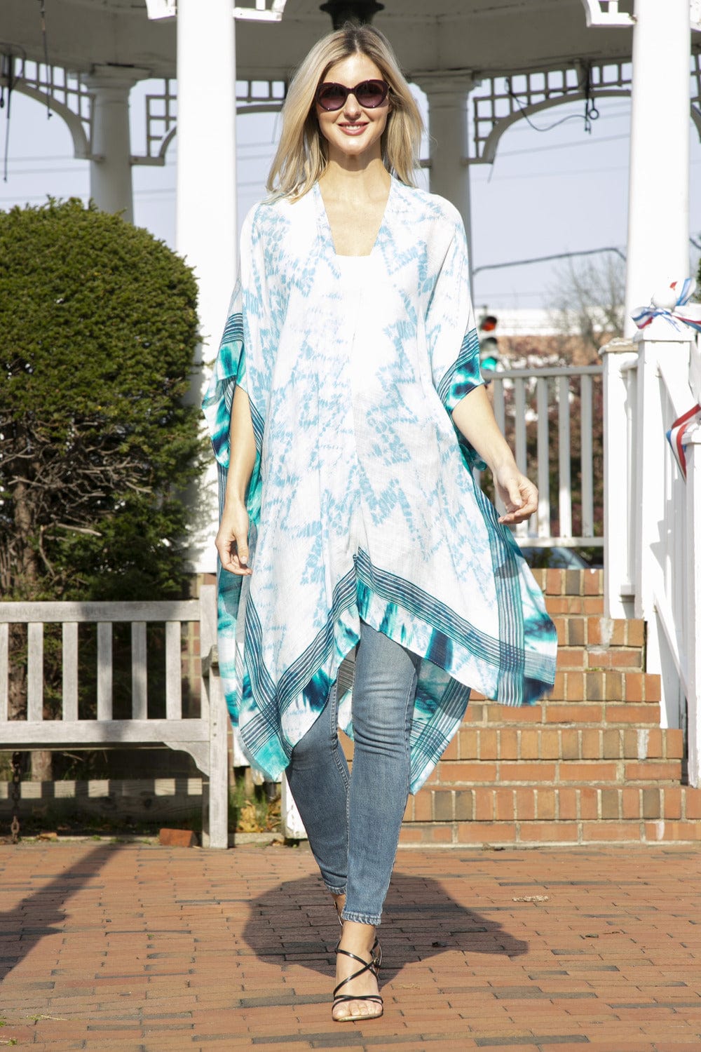 Zig Zag Pattern Kimono