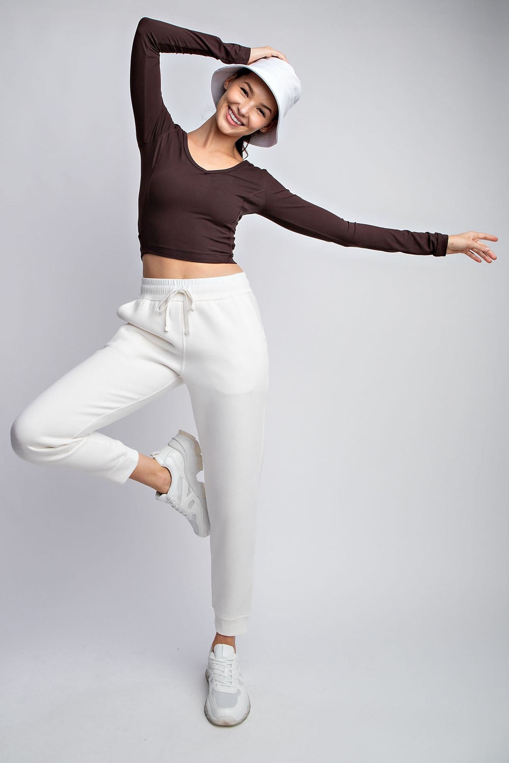 Ivory French Sweatpants with Pocket