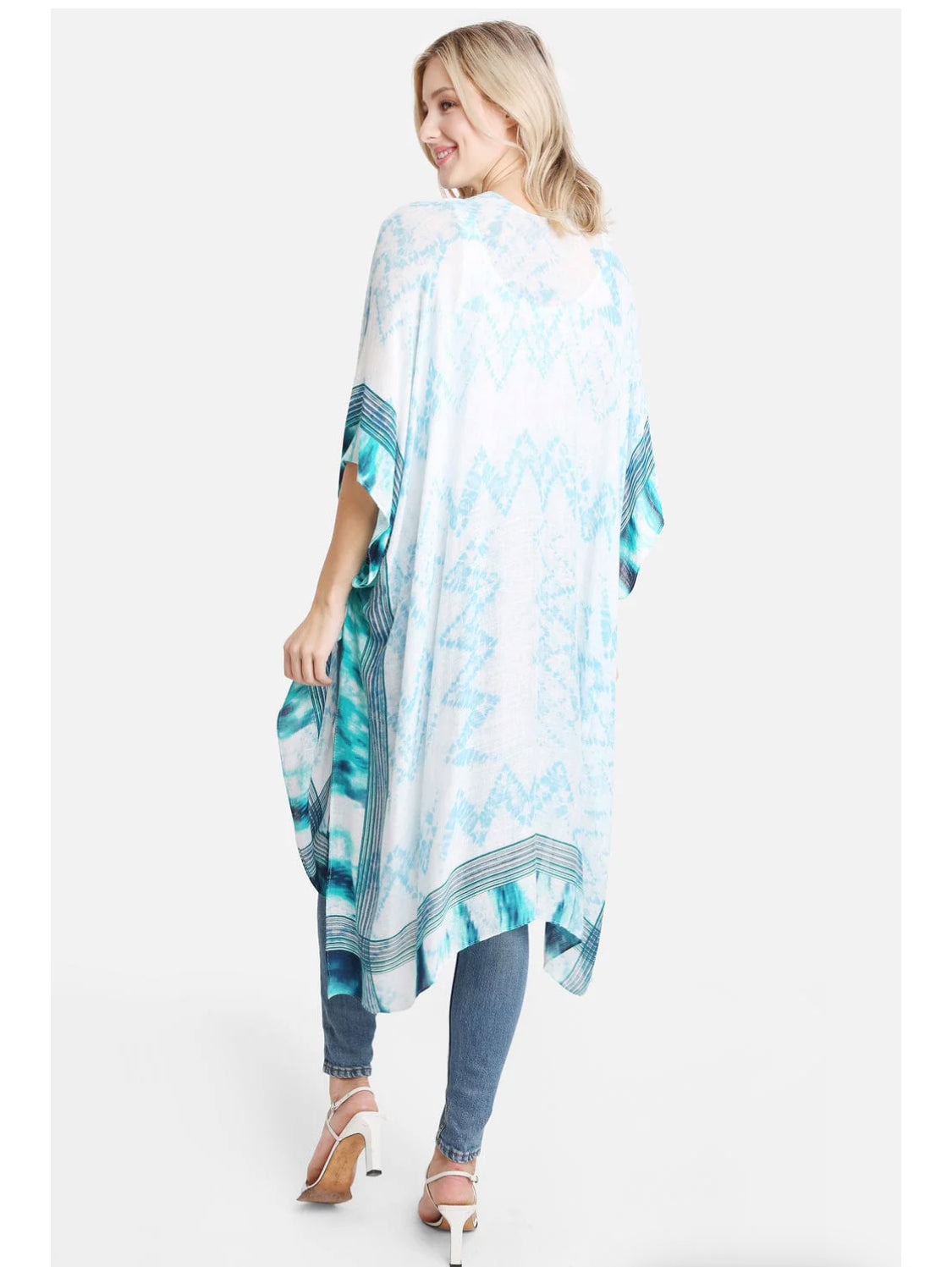 Zig Zag Pattern Kimono
