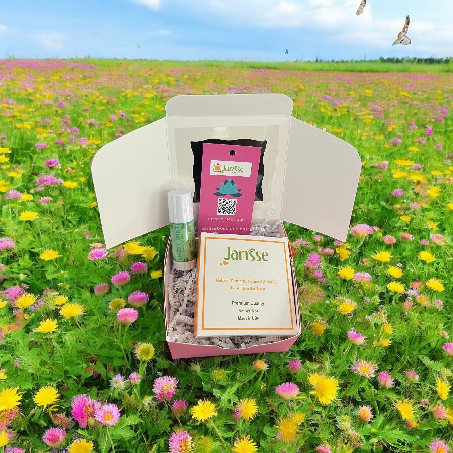 Natural Skincare Gift Set: Soap & Lip Balm