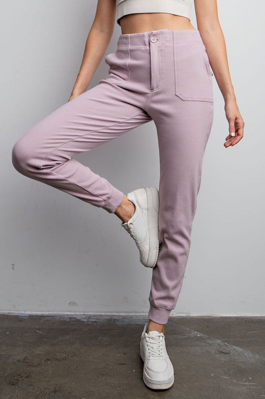 COTTON STRETCH TWILL JOGGER PANTS