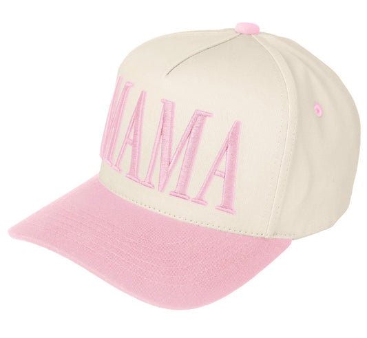 Puff Embroidered Mama's Trucker Hat